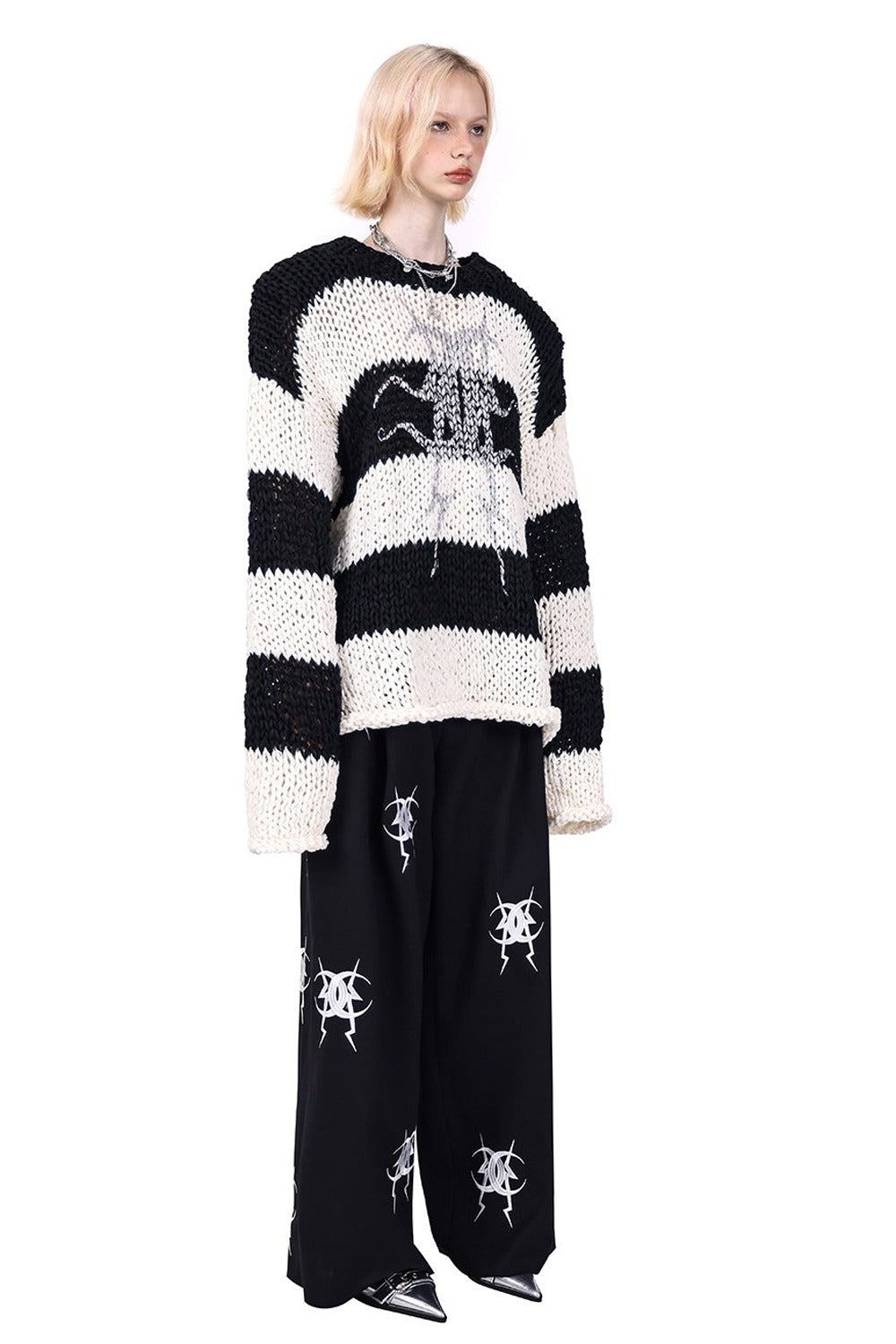 Embroidered Loose Pants