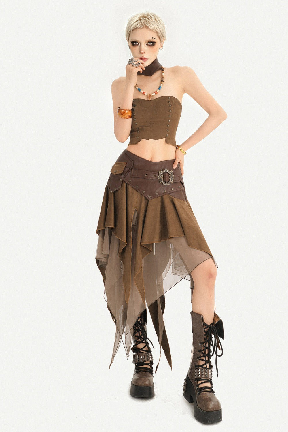 Romantisches Neckholder-Tube-Top