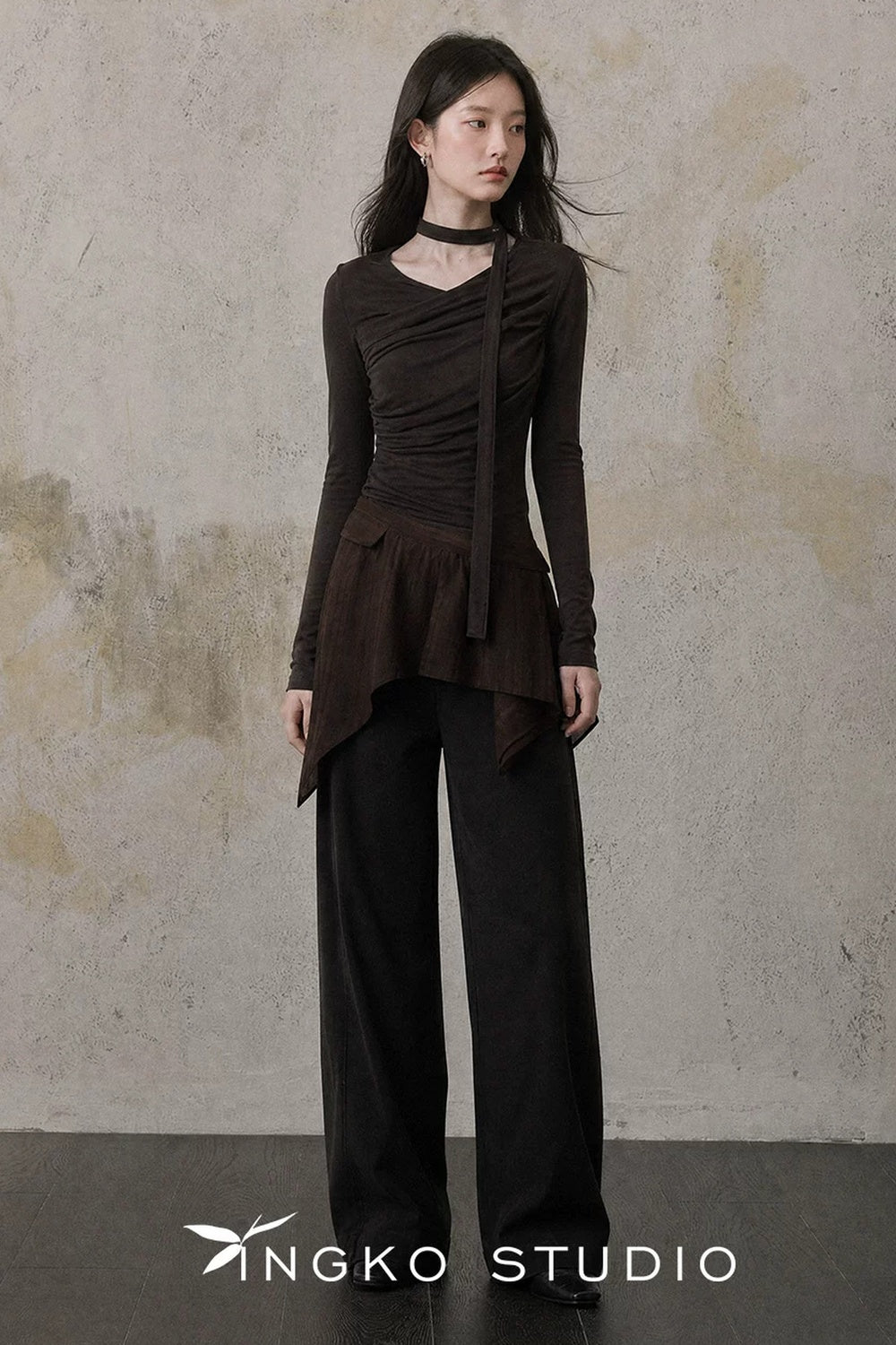 Caramel Deconstructed Ribbon Tee