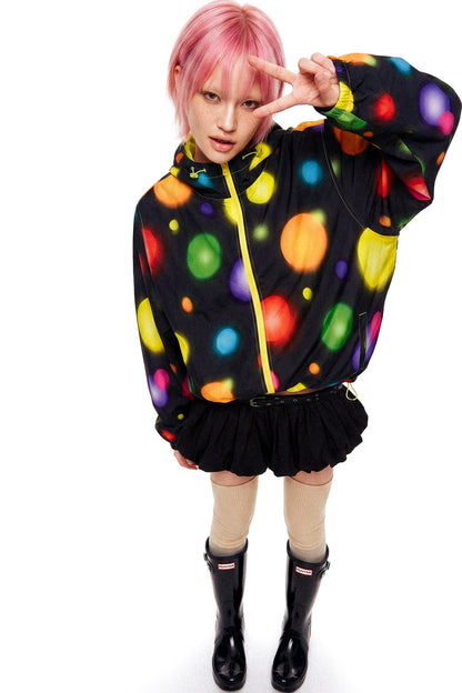 Teflon Retro Polka Dot Jacket