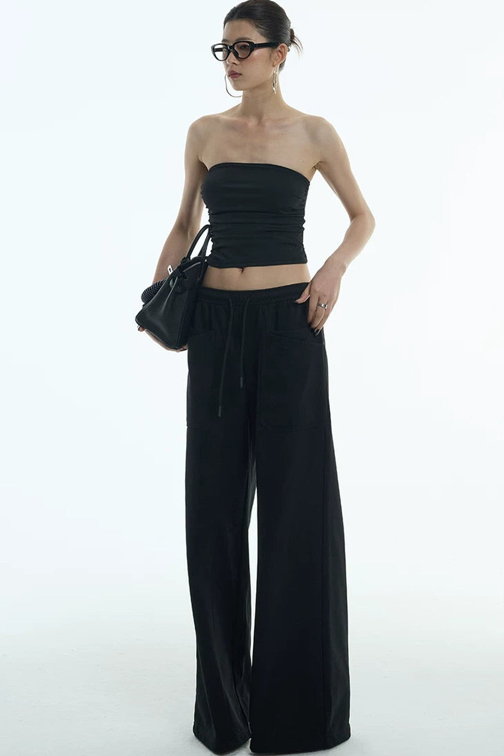 Elastic Pleated Tube Top