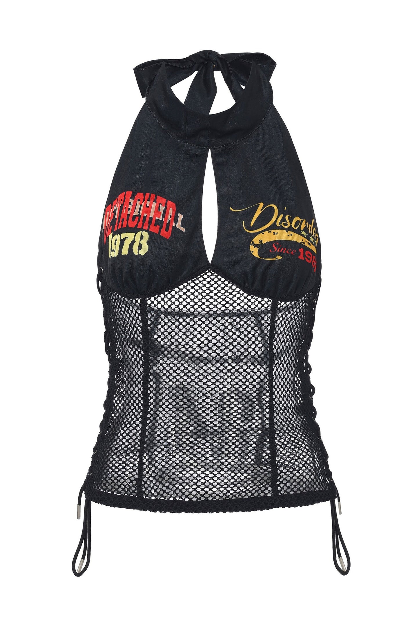 Water Ink Jersey Halter Top