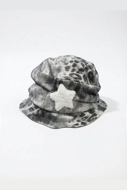 Leopard Print Star Transformable Hat