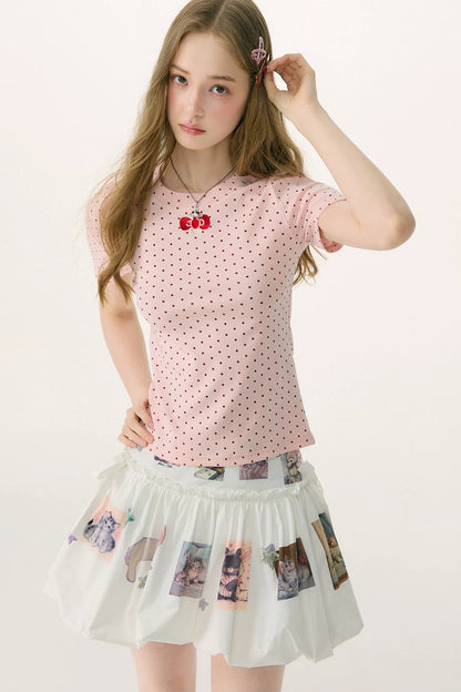 Sweet Polka Dot Top