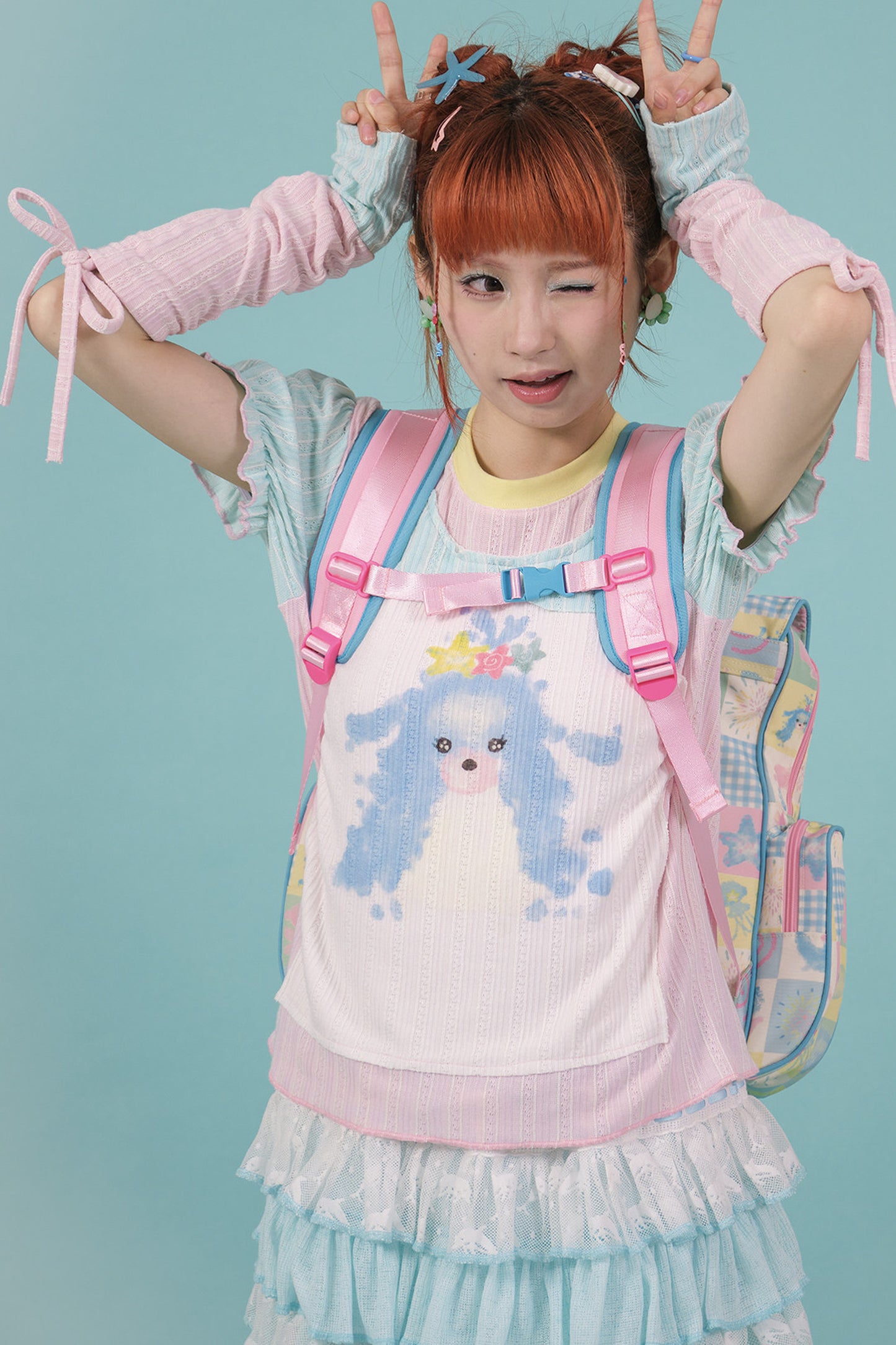 Large Capacity Dolphin Print Backpack