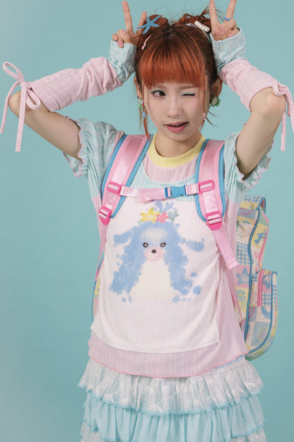 Large Capacity Dolphin Print Backpack
