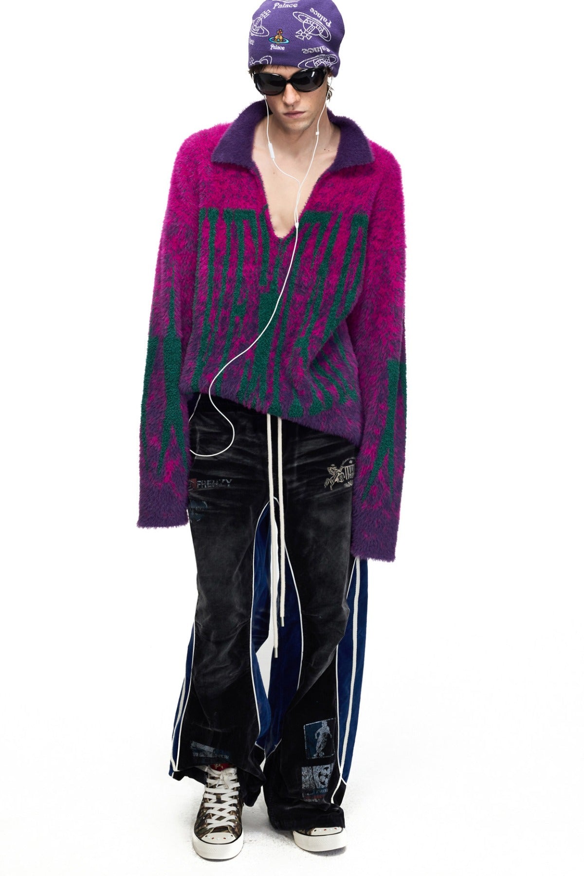 Fuzzy Cheetah Half-Cardigan