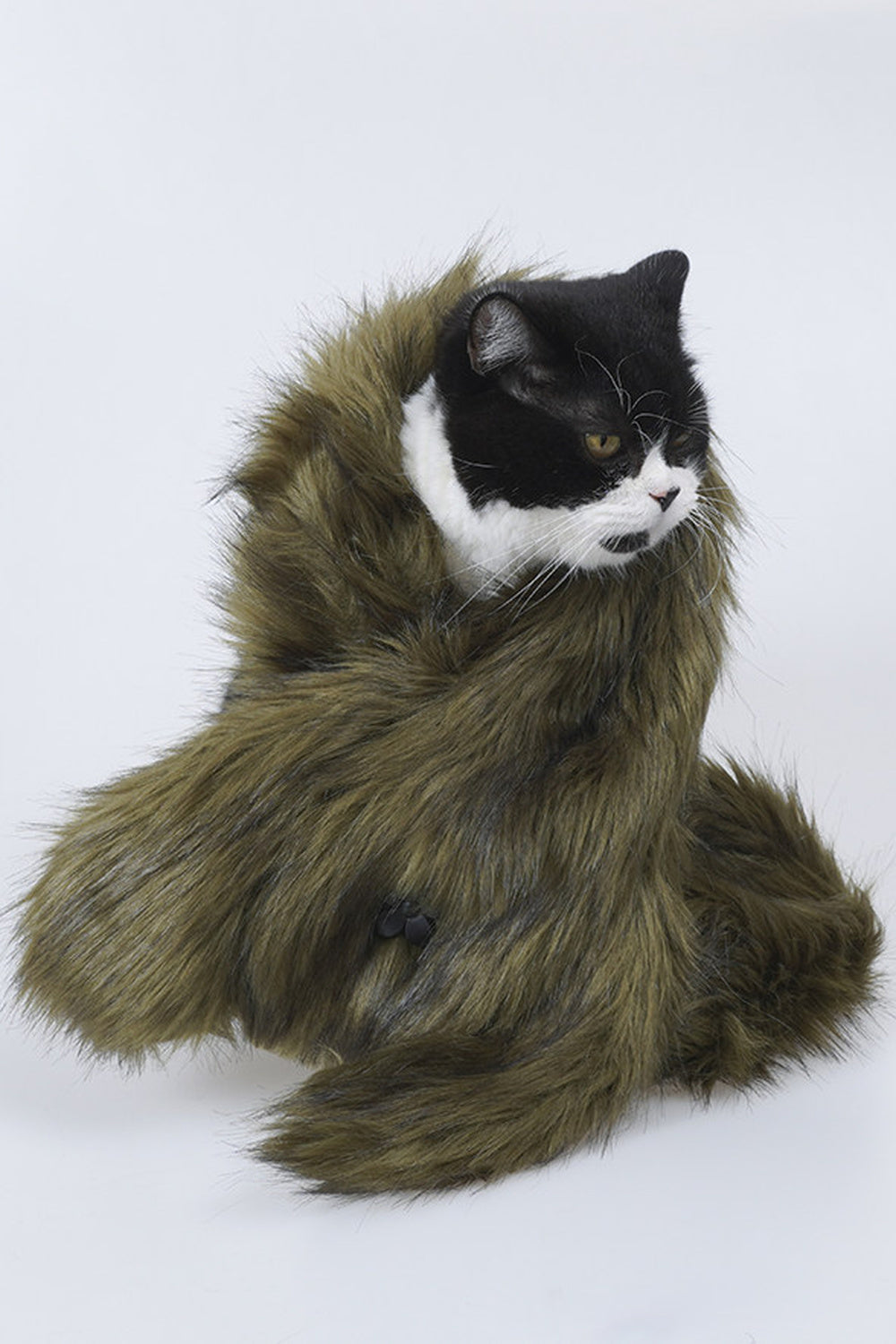 강아지 패치워크 스카프