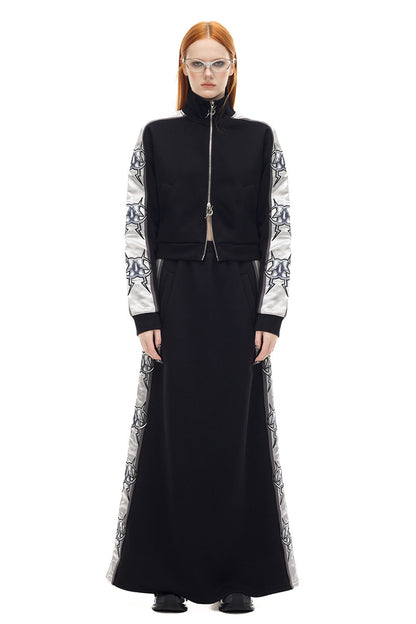 Y2K A-Line Midi Skirt