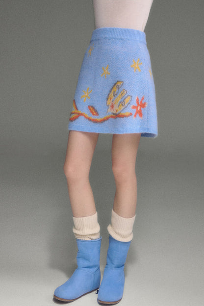 Bird Tulip Wool Knit Set-Up