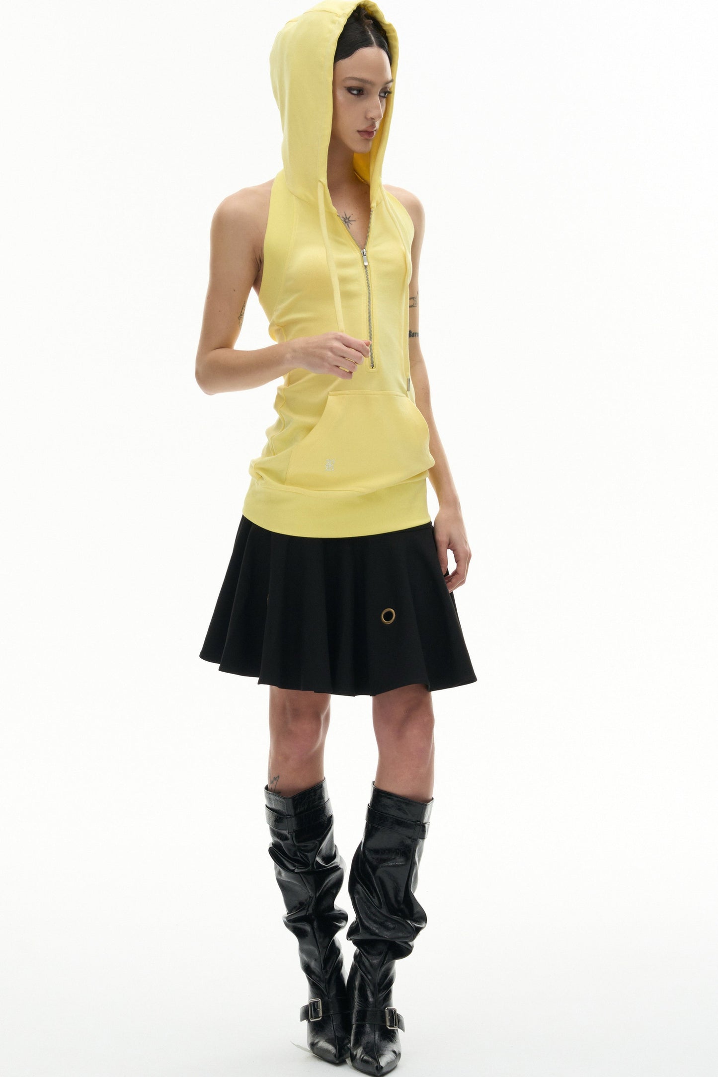 Rayon Ring A-Line Skirt