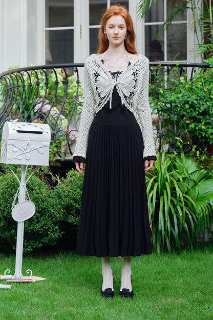 Butterfly Cutout Knit Cardigan