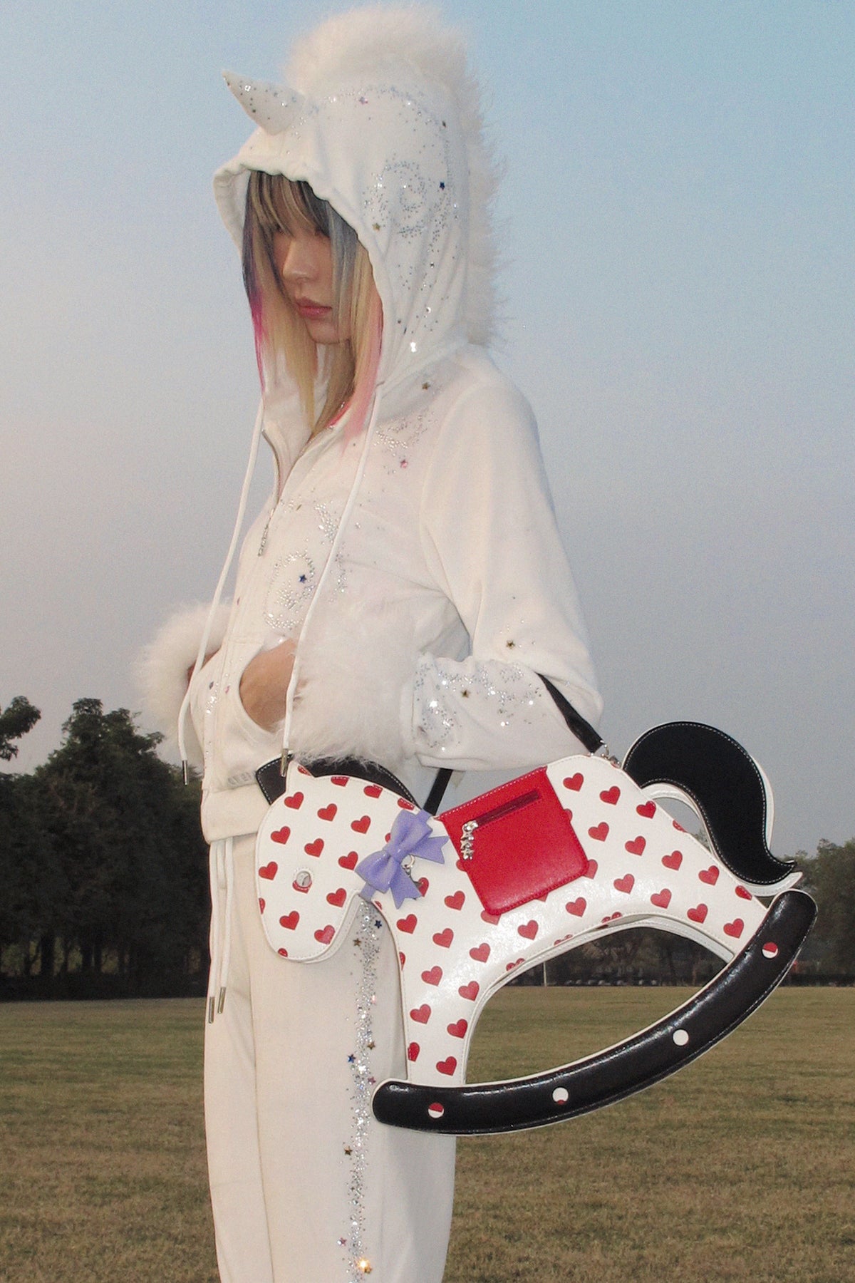 Rocking Horse Crossbody Handheld Bag
