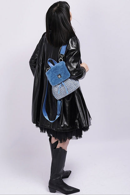 Y2K Furry Crossbody Backpack