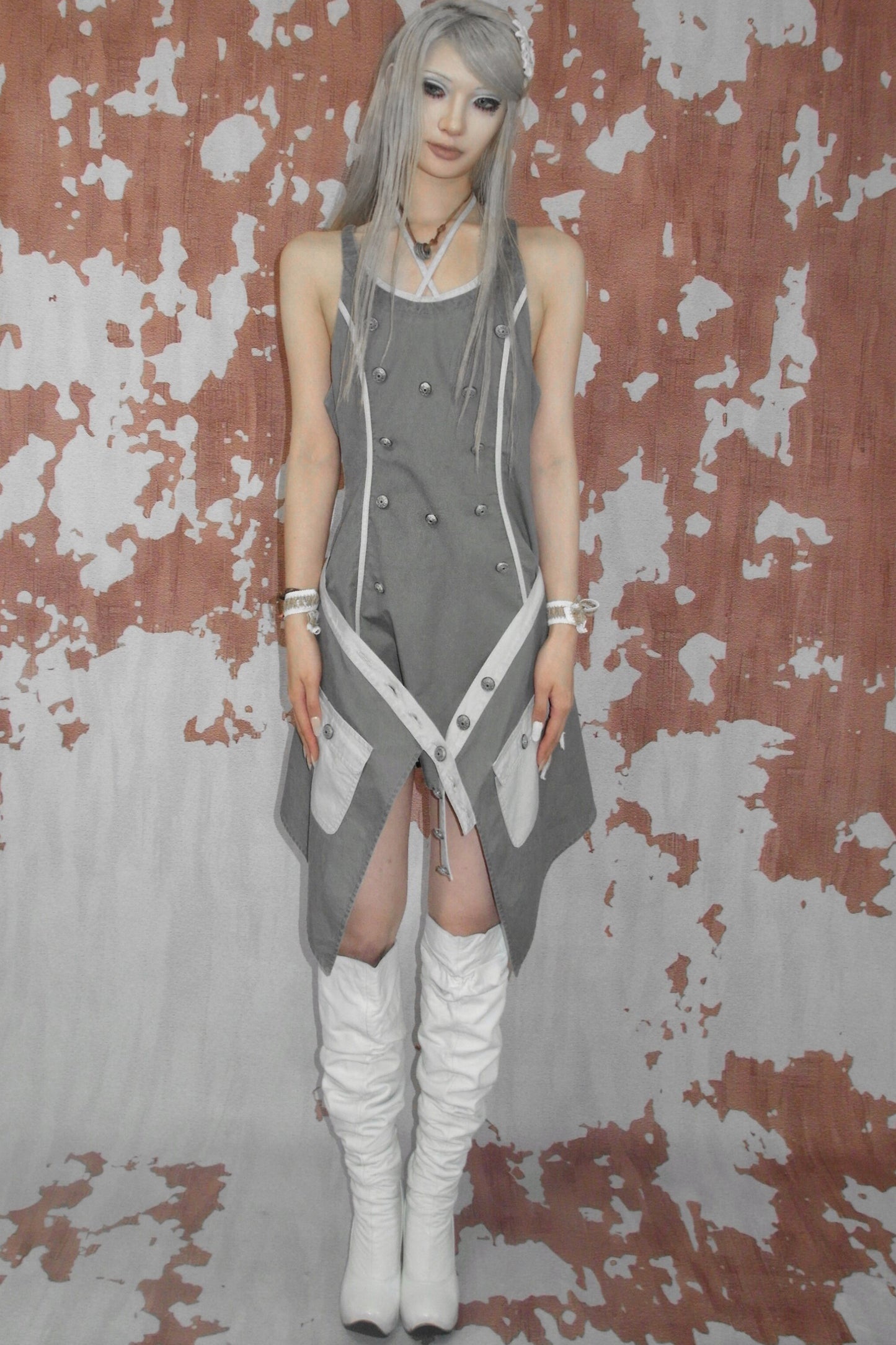 Deconstructed Medieval Slip Dress