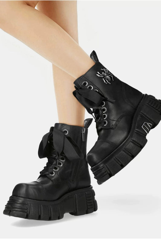 Gothic Punk Platform Boots