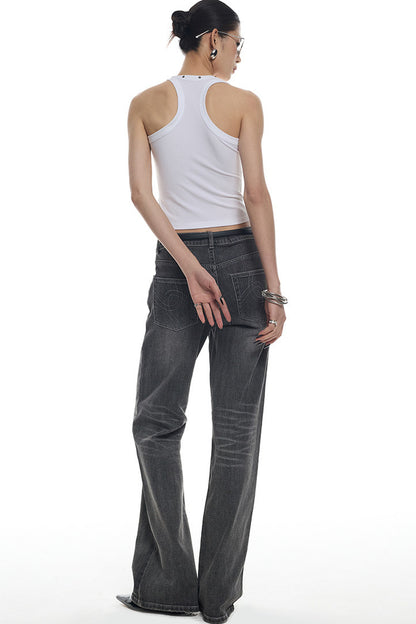 U-Neck Ribbed Tank Top