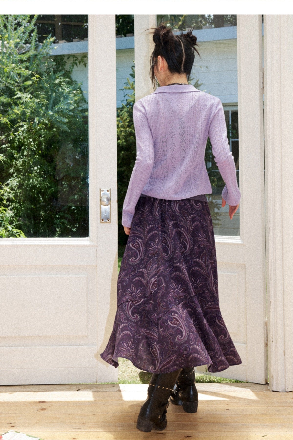 Lightweight Hollow Knit Cardigan