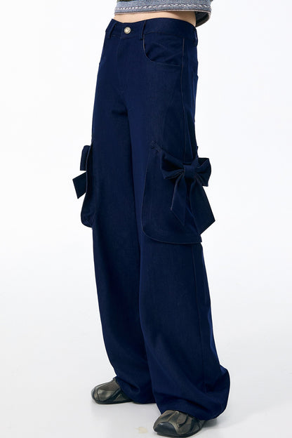 High-Waisted Wide-Leg Cargo Pants