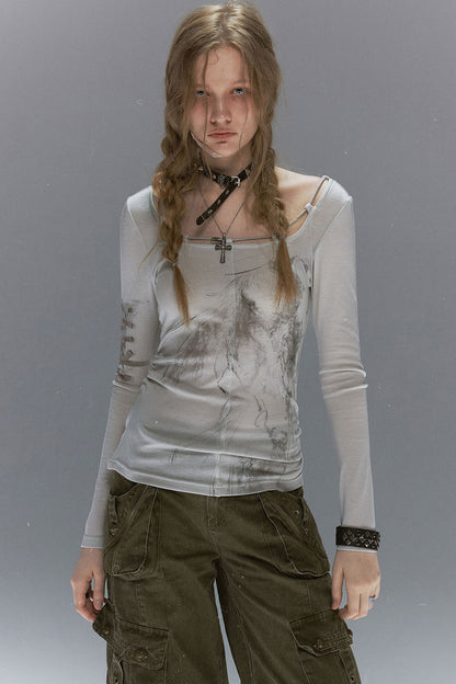 Broken Angel Tencel Top