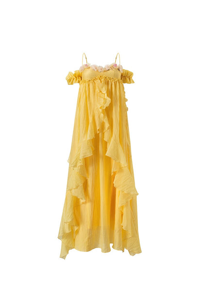 Vintage Tencel Rose Dress