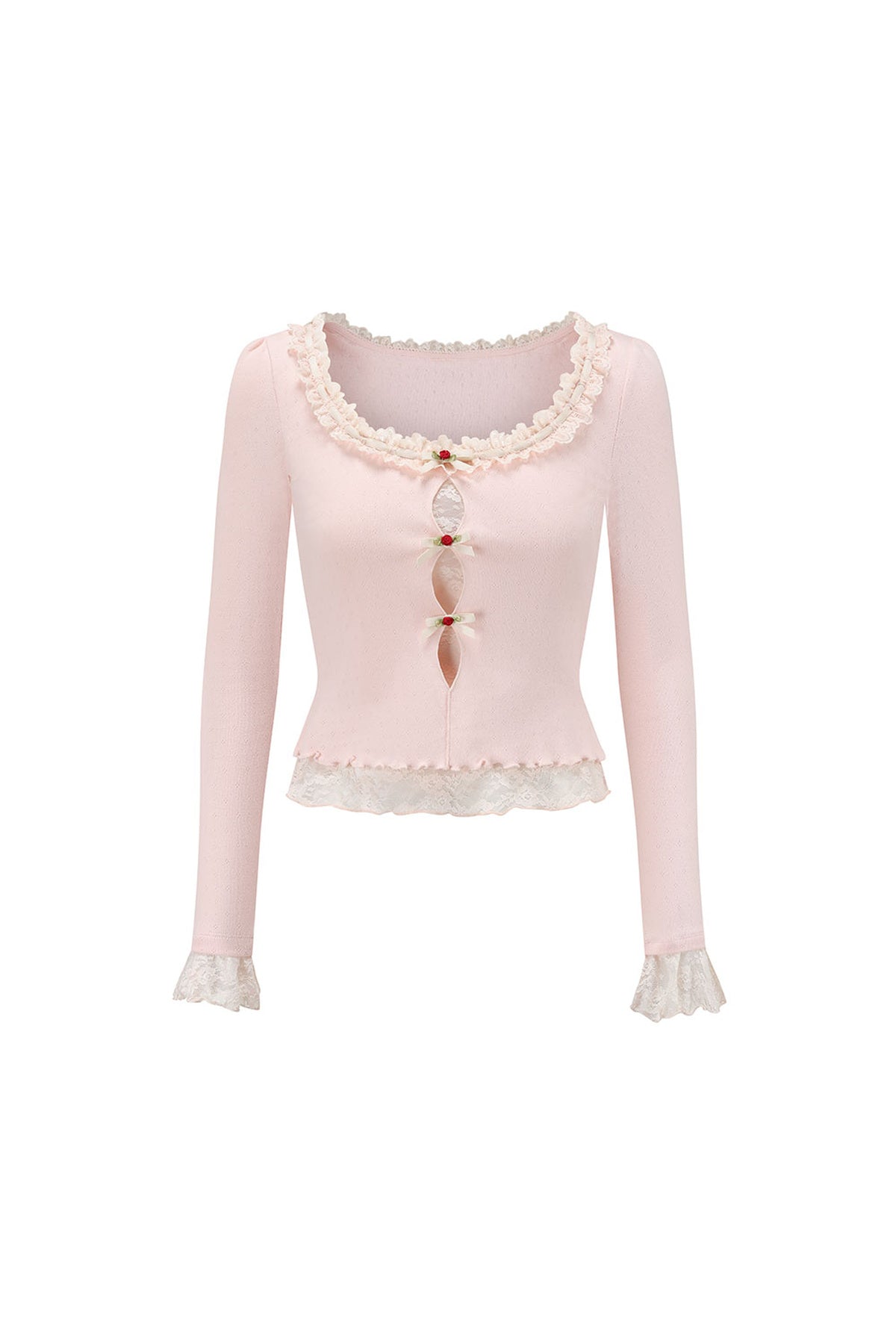 Berry Knit Top, Patchwork Skirt and Jacket Set-Up
