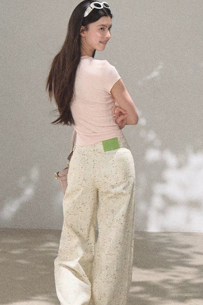 Lace Short Sleeve Top