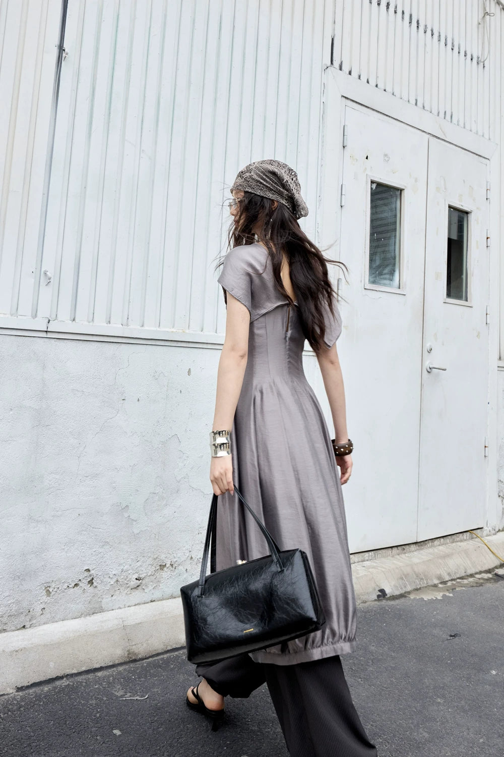 Striped Modern Retro Lantern Pants