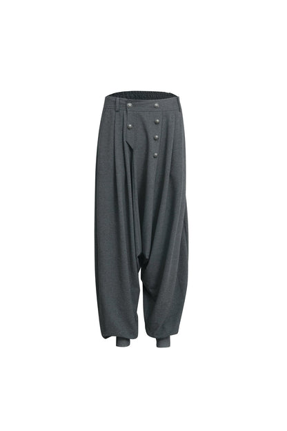 Retro Knit Harem Pants