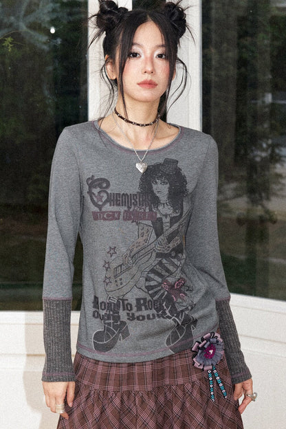 Punk Records Patchwork Top