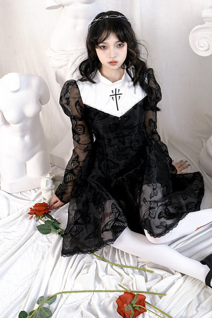 Butterfly Lace Princess Dress