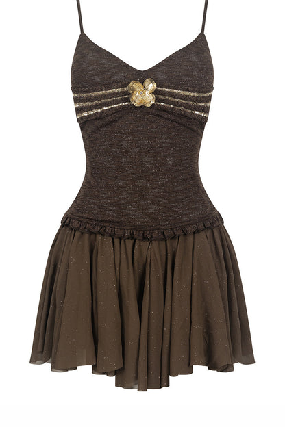 Sweet Floral Camisole Dress