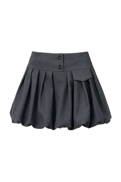 Gray Argyle Bow Tie Sweater and Skirt Set-Up