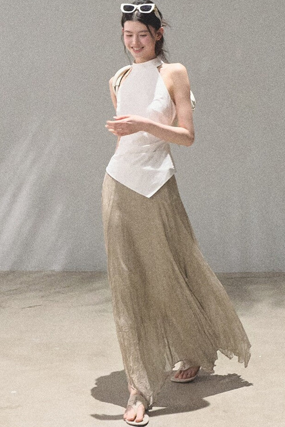 Lyocell Halter Sleeveless Camisole