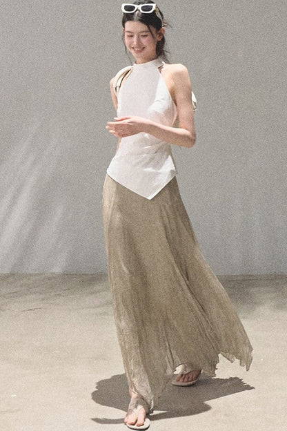 Lyocell Halter Sleeveless Camisole