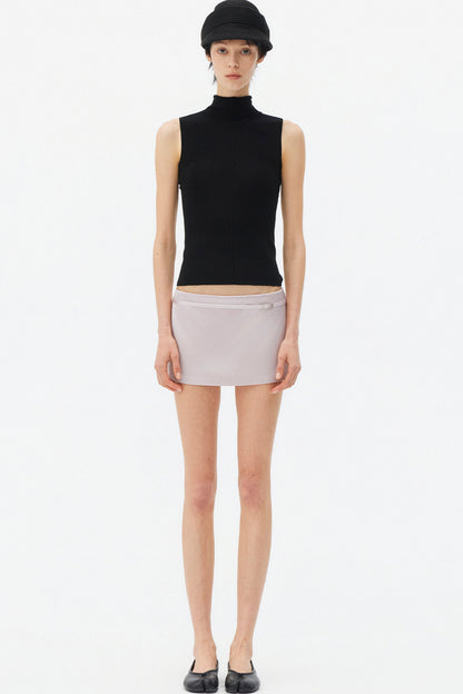 Superfine Merino Wool Seamless Turtleneck Vest