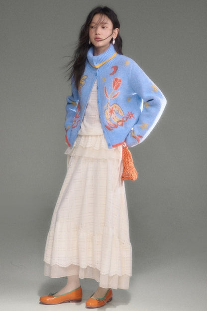 Bird Tulip Wool Knit Set-Up