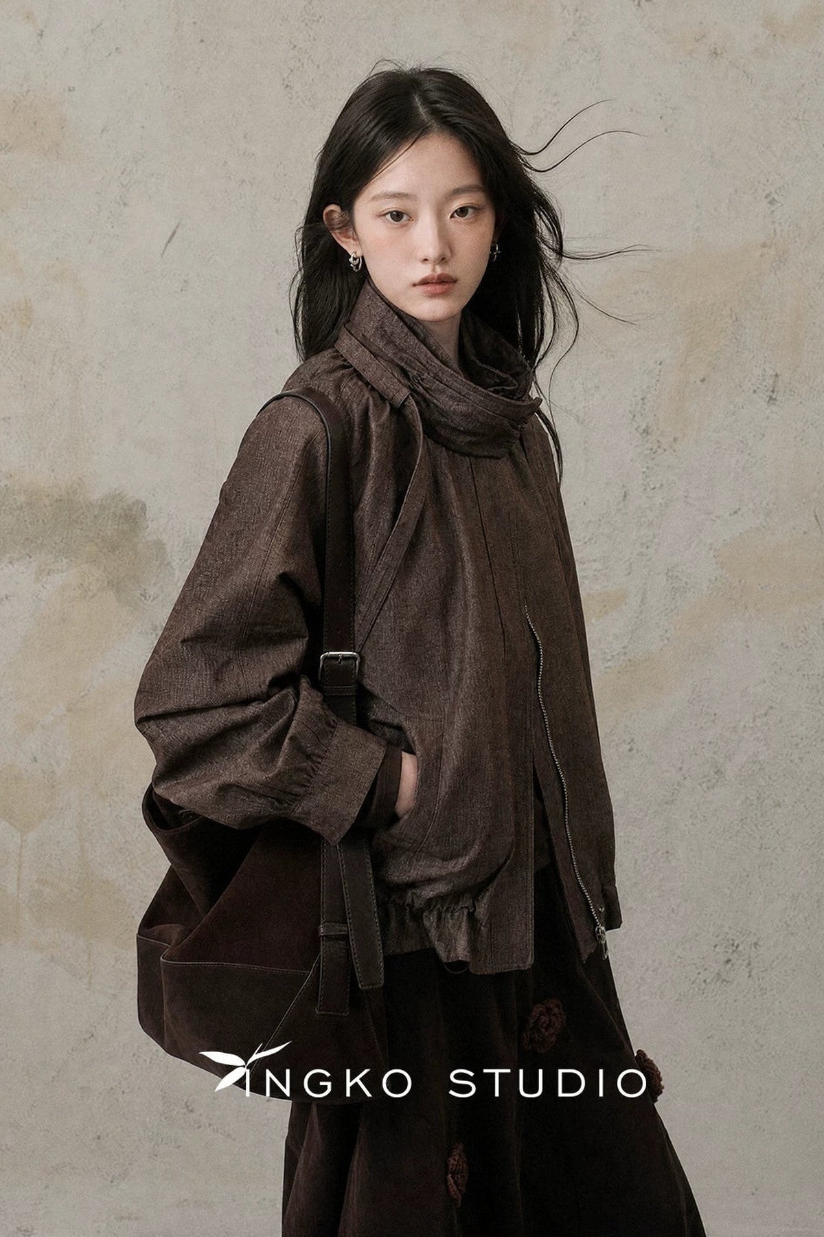Relaxed Drawstring Jacket