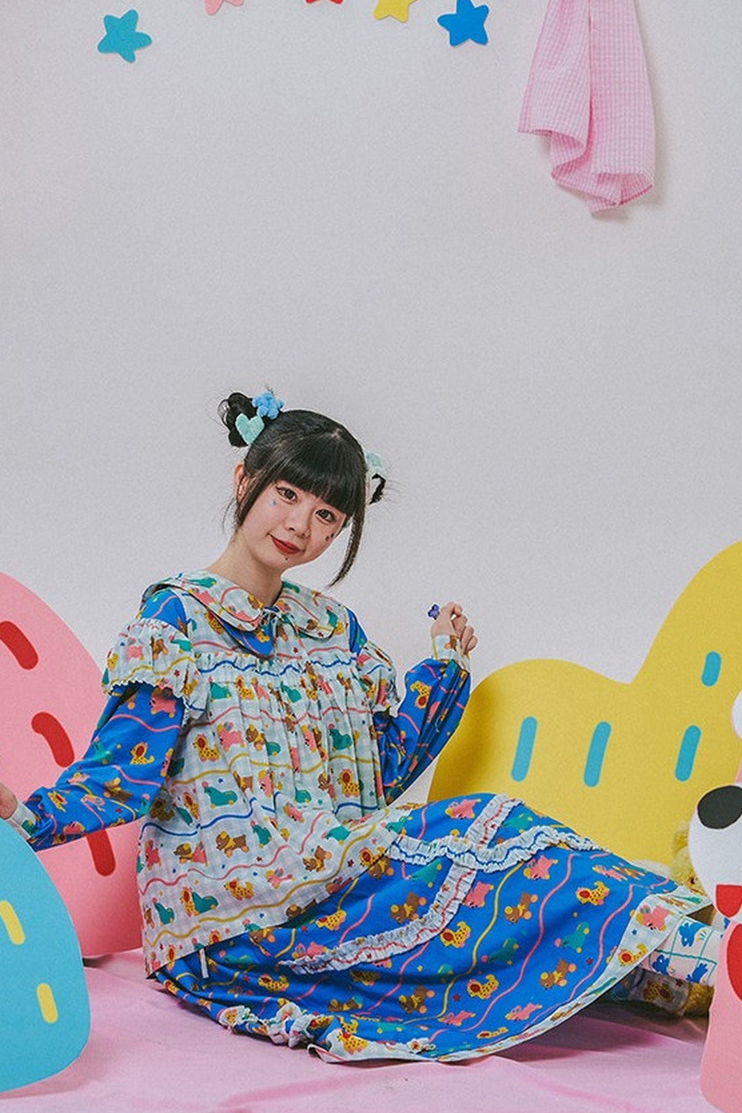 Japanese Style Floral Print Vest