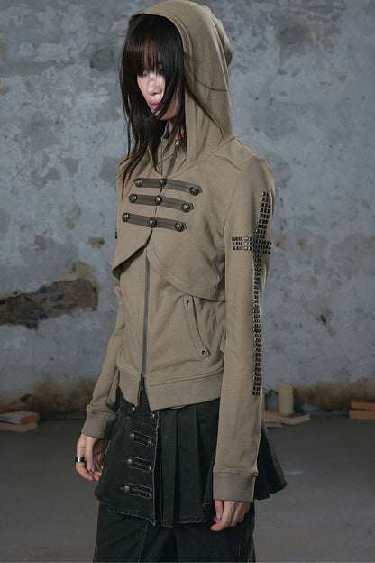 Napoleon Hooded Metal Jacket