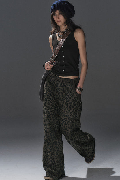 Rhinestone Frayed Camisole Top