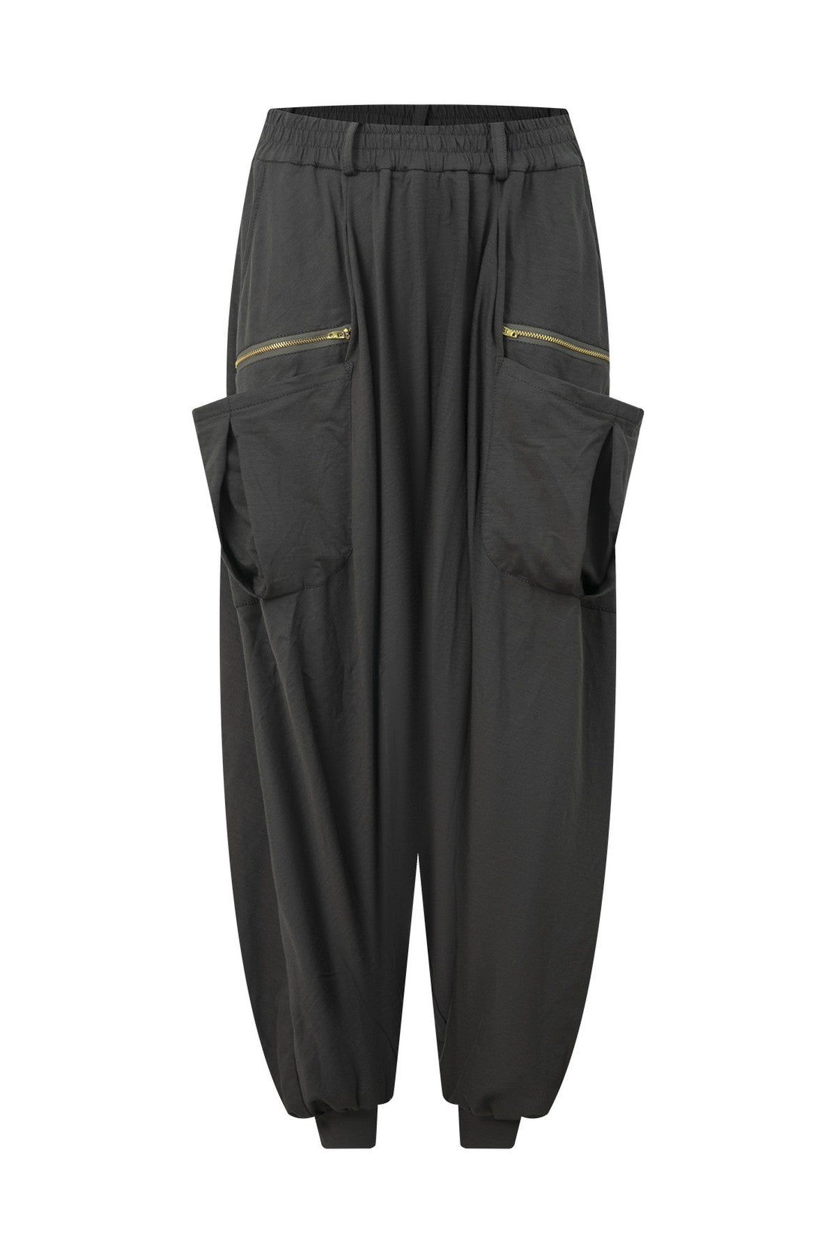 Low-Crotch Harem Cuffed Pants