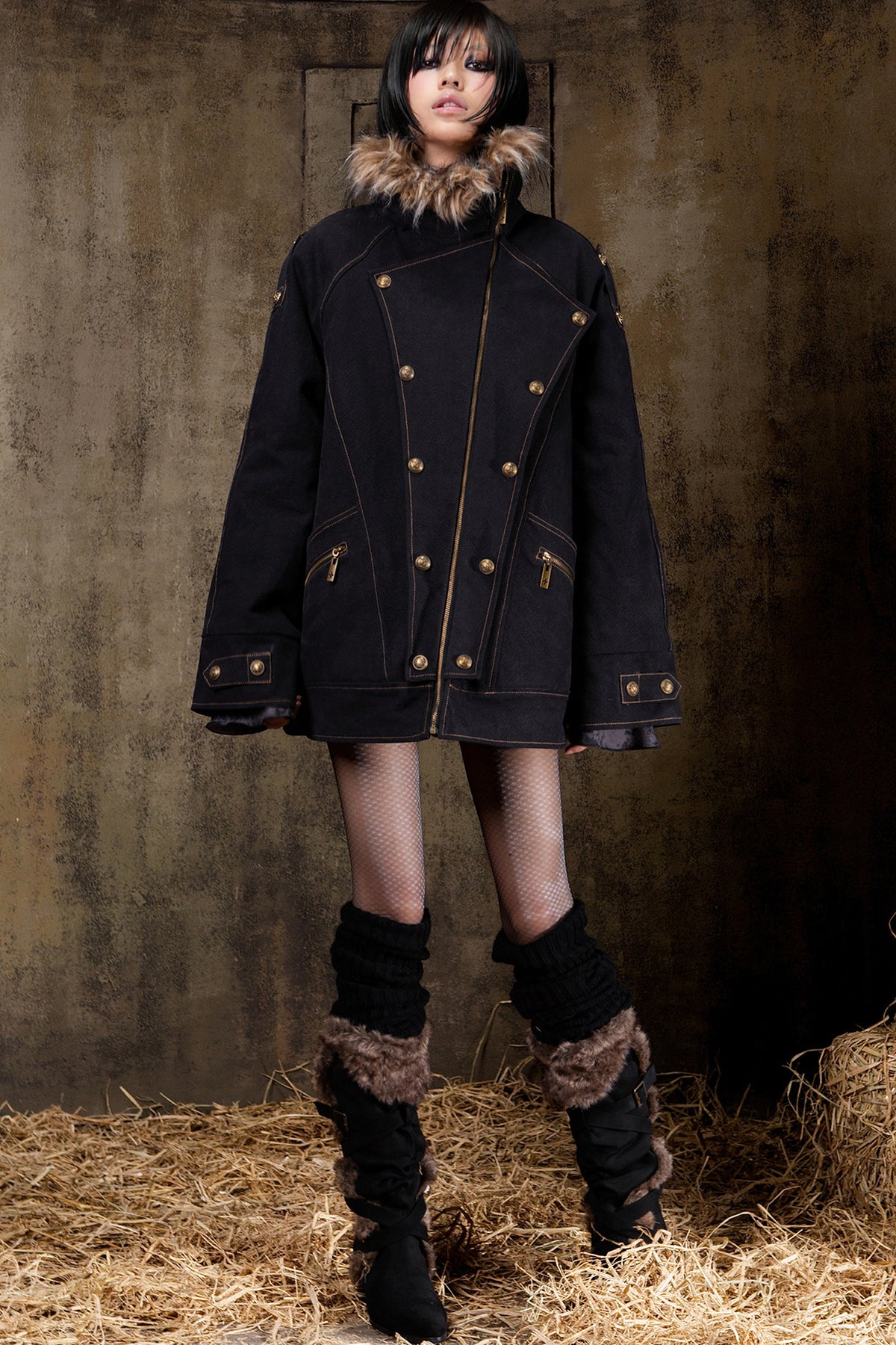 Style Mid-Length Loose Jacket