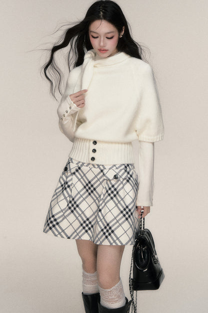 Style Sweater And Skirt Set-Up