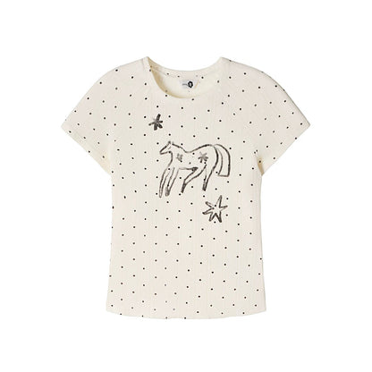 Starburst Polka Dot Raglan T-Shirt