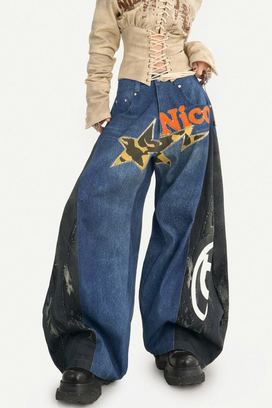 Graffiti Deconstructed Banana Jeans