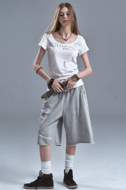 Reversible Sheer Cotton T-Shirt