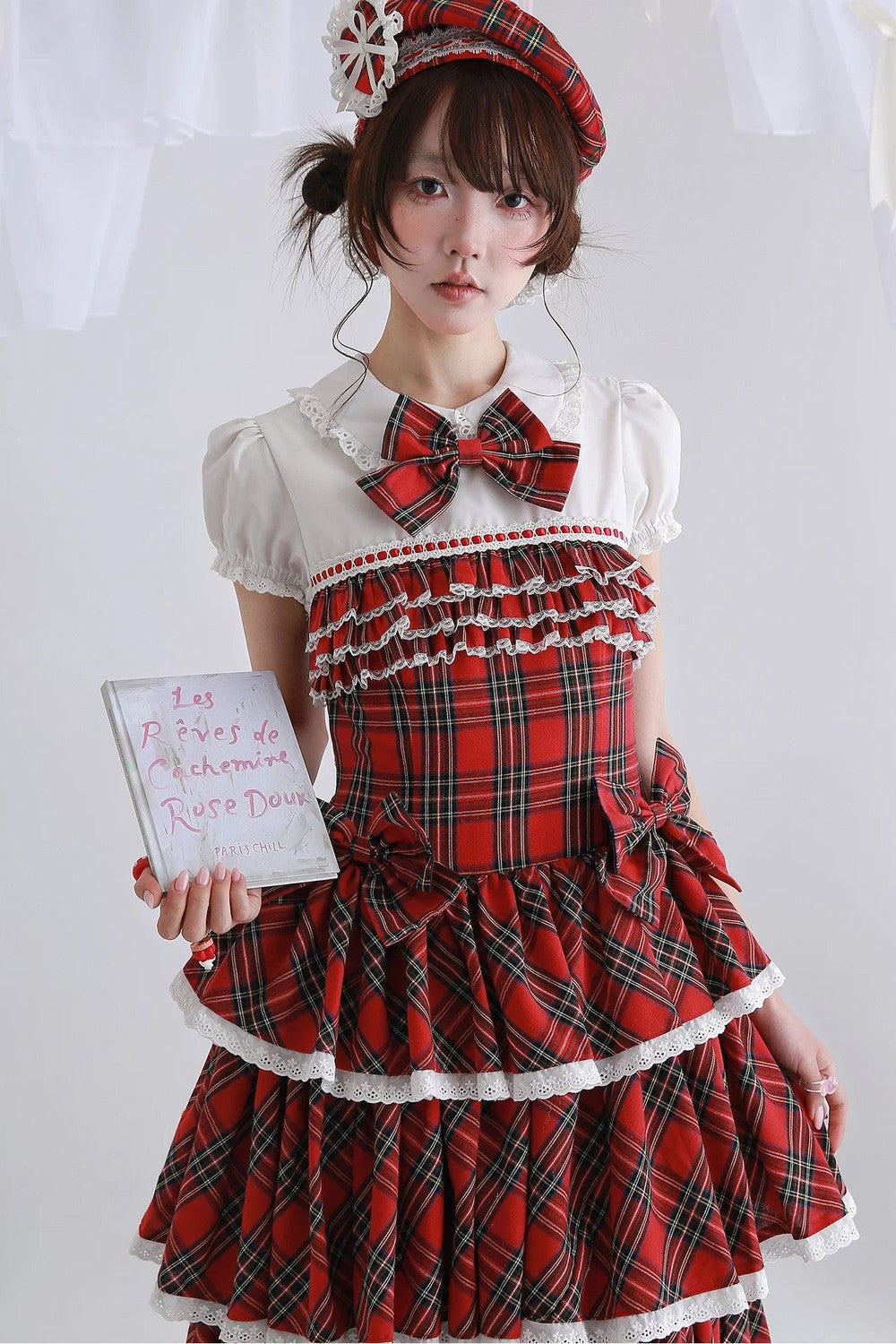 Showa Retro Red Lolita Dress