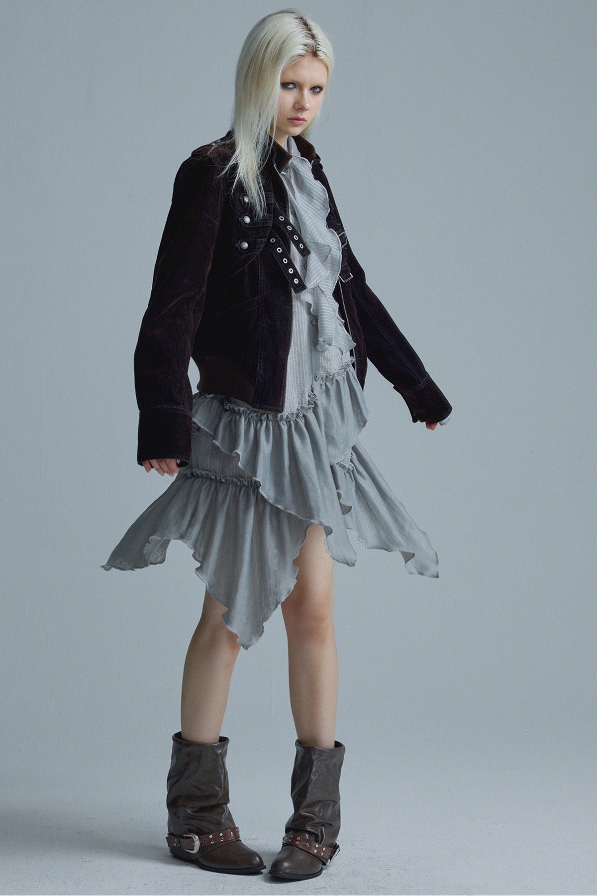 Short Matte Velvet Jacket