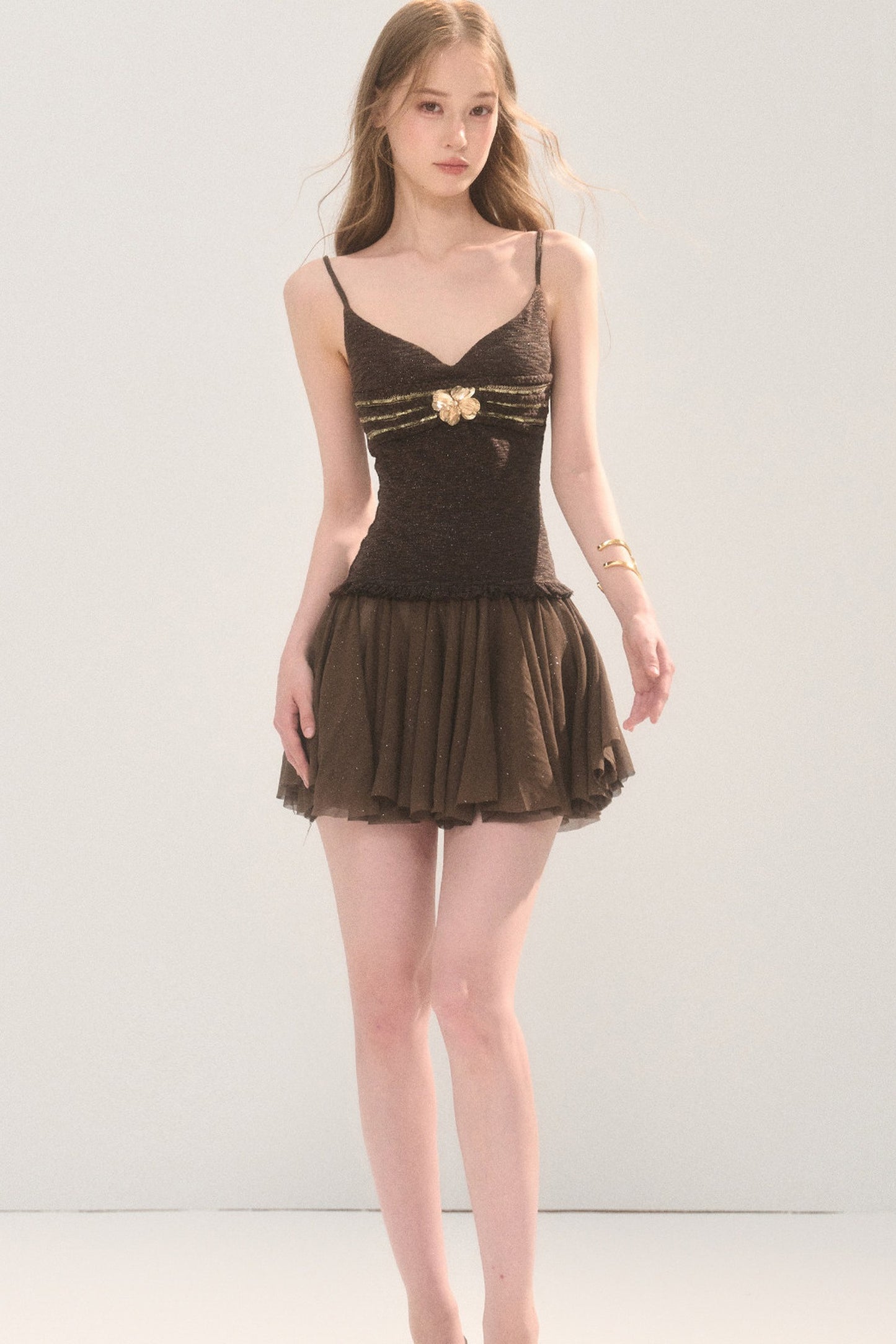 Sweet Floral Camisole Dress